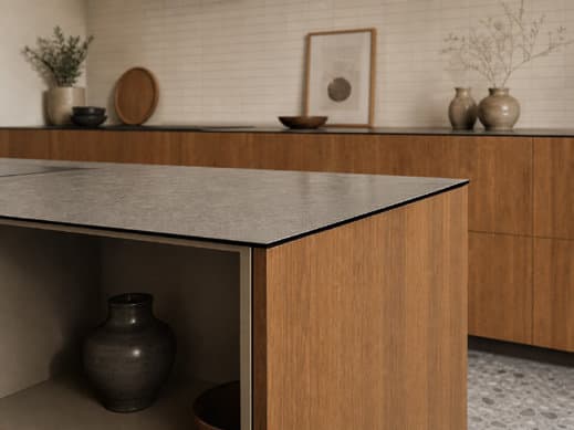 Worktop edge